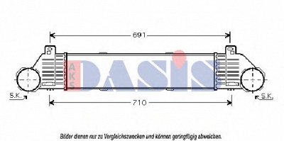 AKS DASIS 127140n -  Интеркулер